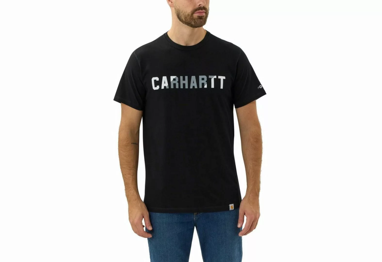 Carhartt T-Shirt Carhartt FORCE FLEX BLOCK LOGO T-SHIRTS S/S 105203 (1-tlg) günstig online kaufen