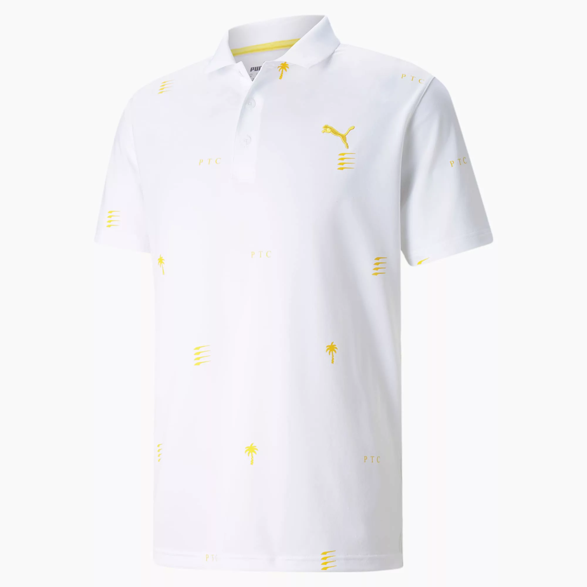PUMA x PTC Edition Herren Golf-Poloshirt | Mit Aucun | Weiß | Größe: 3XL günstig online kaufen