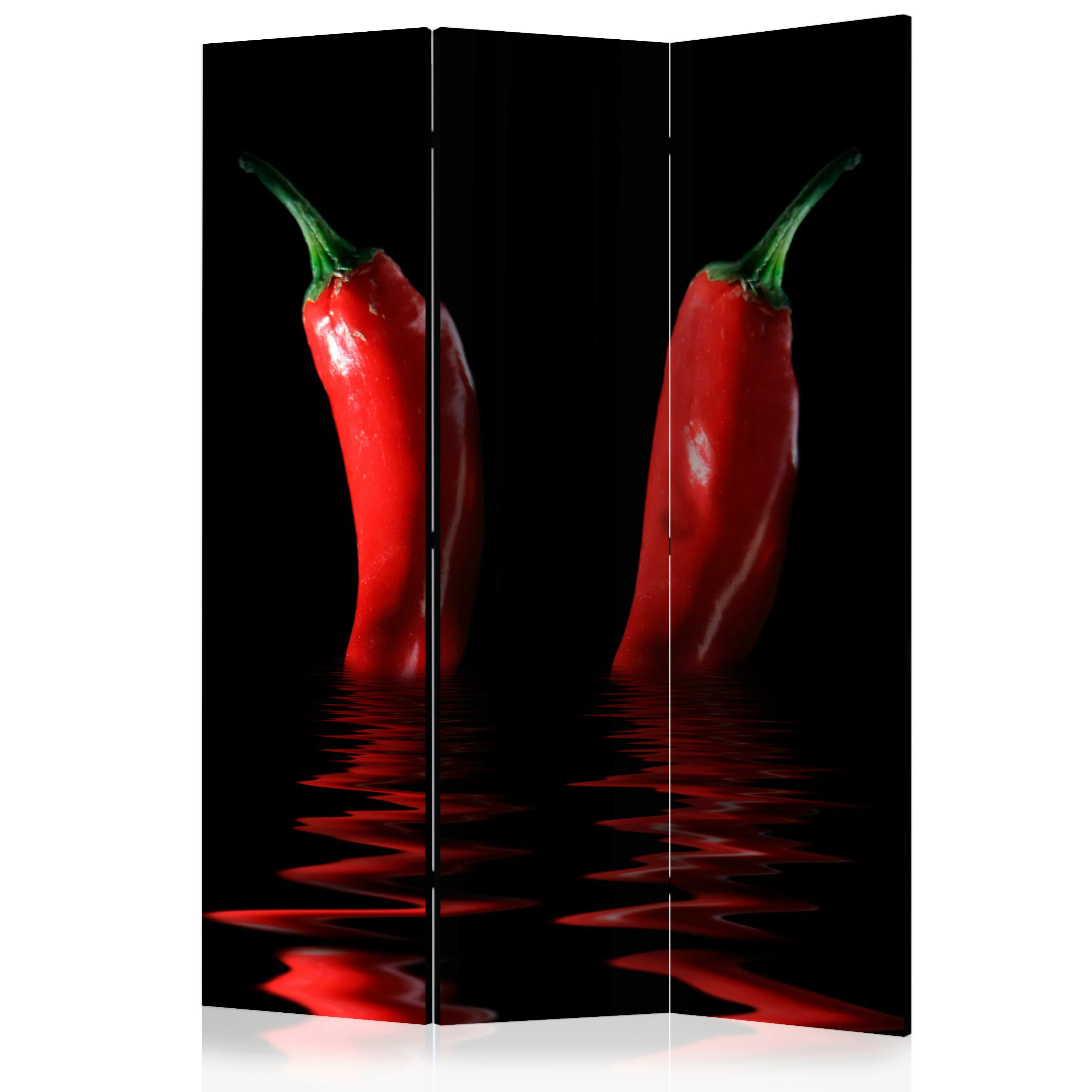3-teiliges Paravent - Chili Pepper [room Dividers] günstig online kaufen