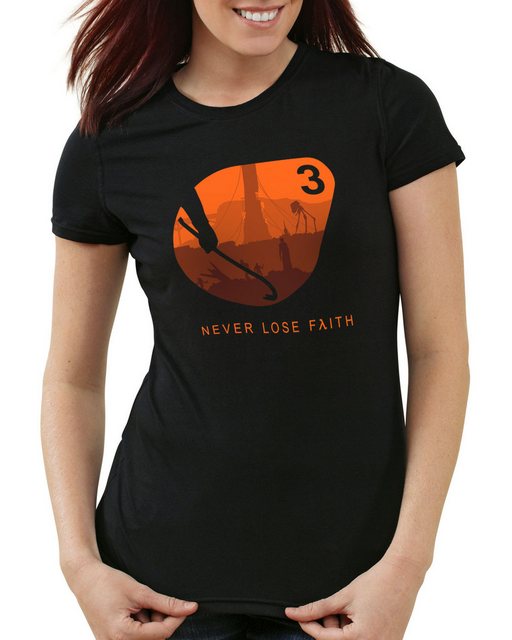 style3 T-Shirt Never loose faith gordon freeman shooter gaming half life bl günstig online kaufen