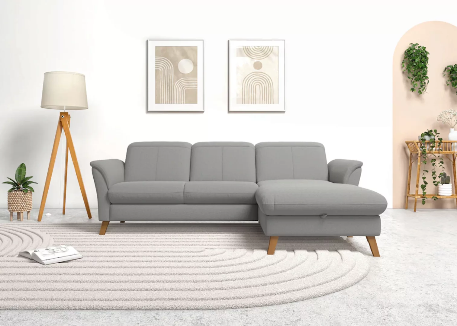 sit&more Ecksofa »Romero L-Form«, wahlweise mit oder ohne Relax-Funktion, B günstig online kaufen