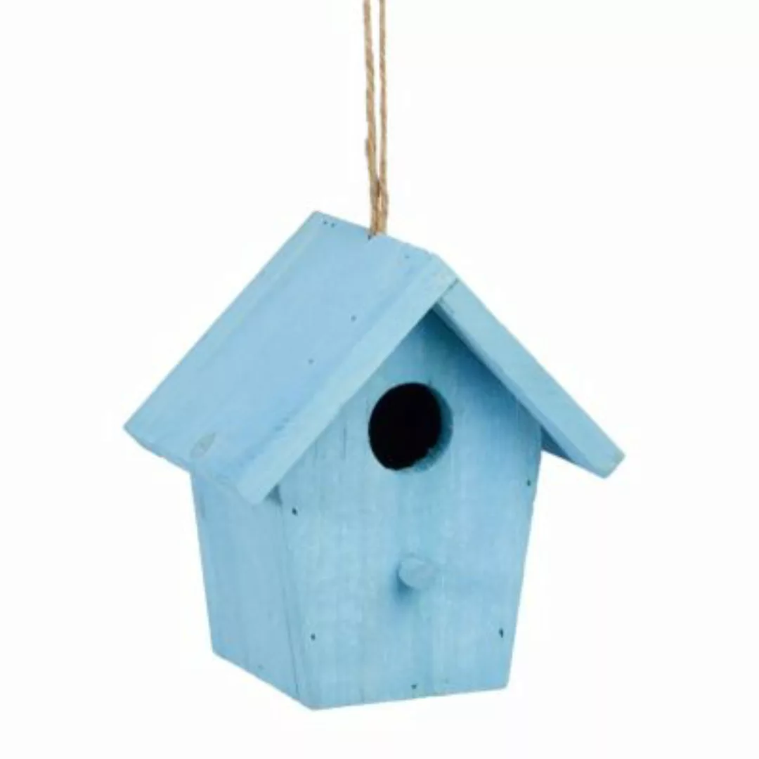 relaxdays Deko Vogelhaus blau günstig online kaufen