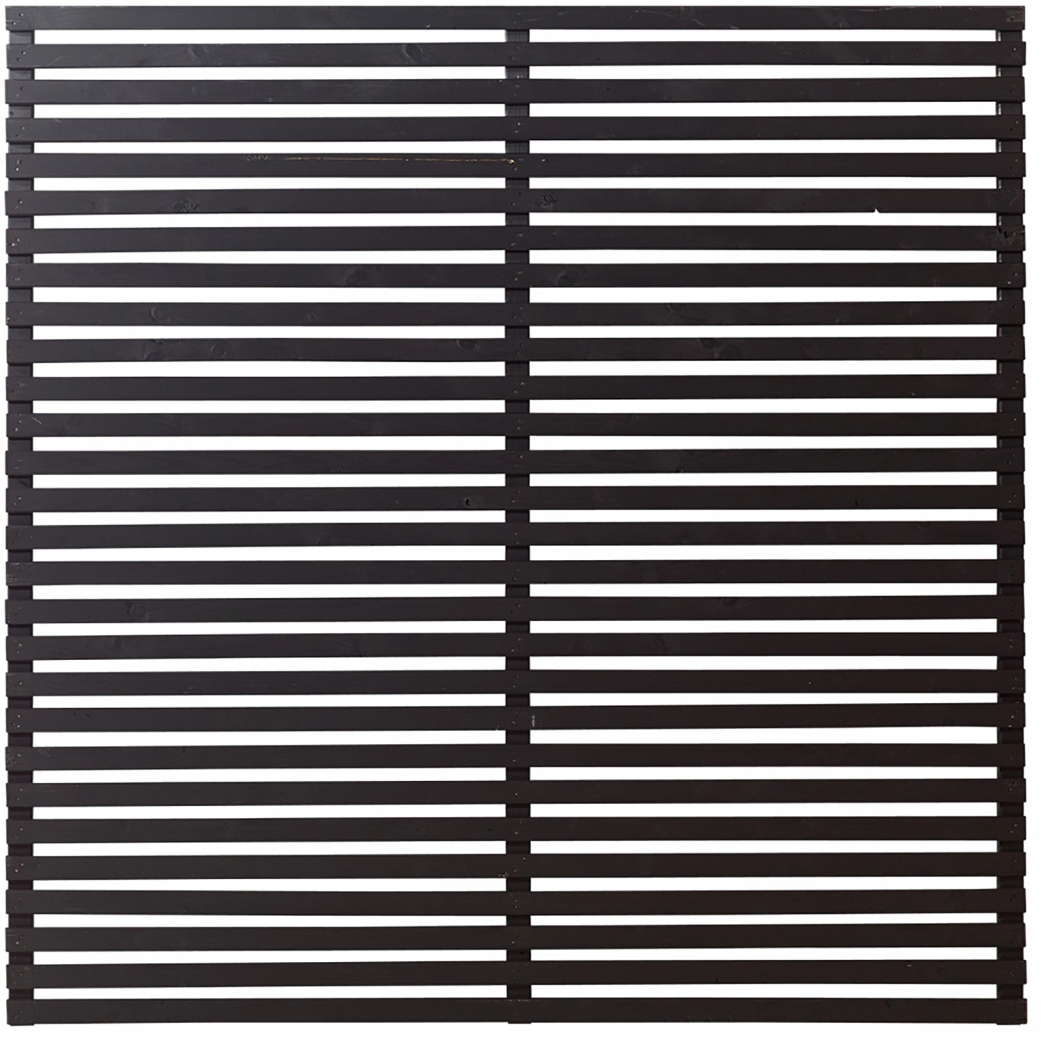 Plus Holz Sichtschutzzaun Tokyo Nadelholz Schwarz 180 cm x 180 cm günstig online kaufen