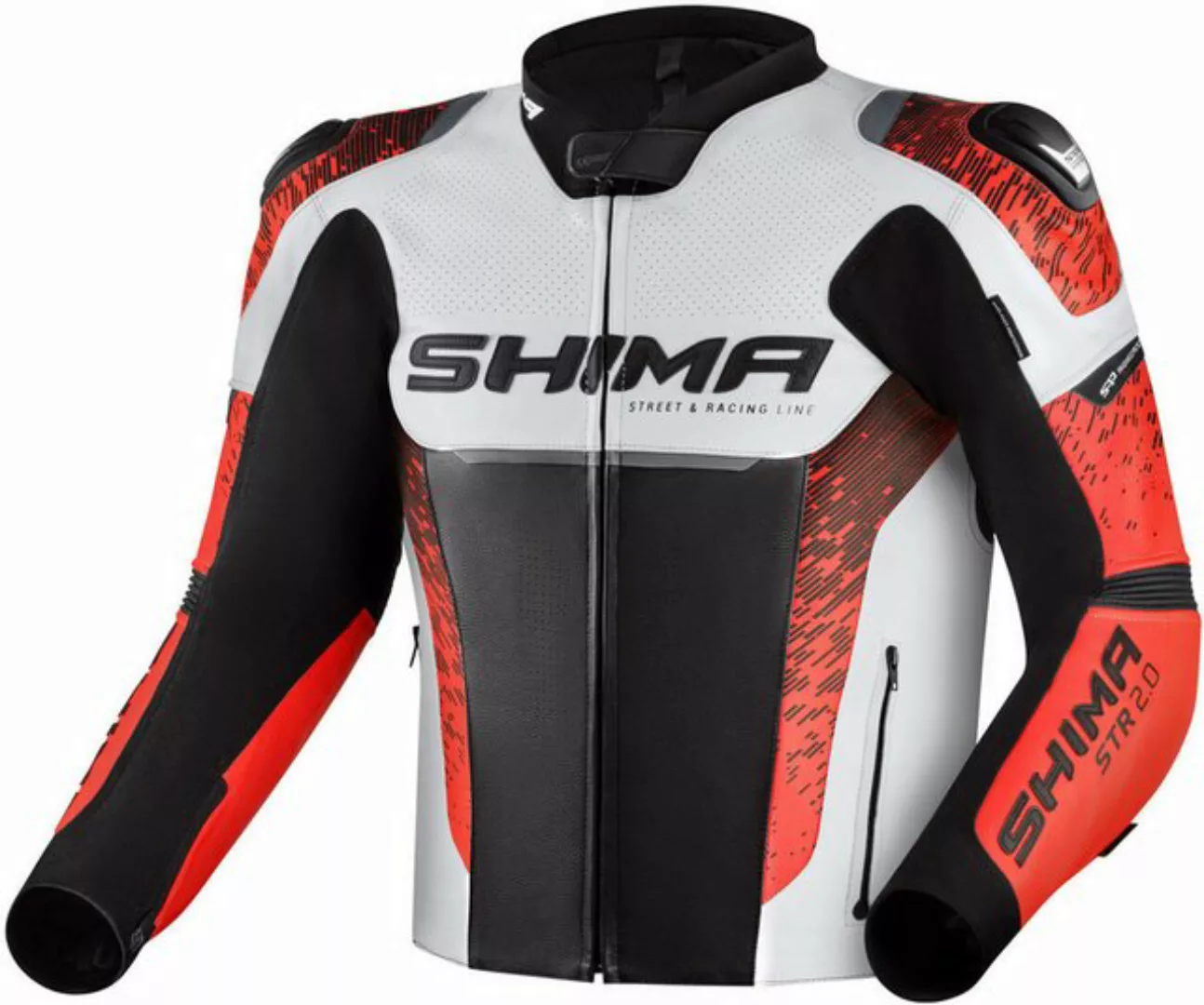 SHIMA Motorradjacke STR 2.0 Motorrad Lederjacke günstig online kaufen