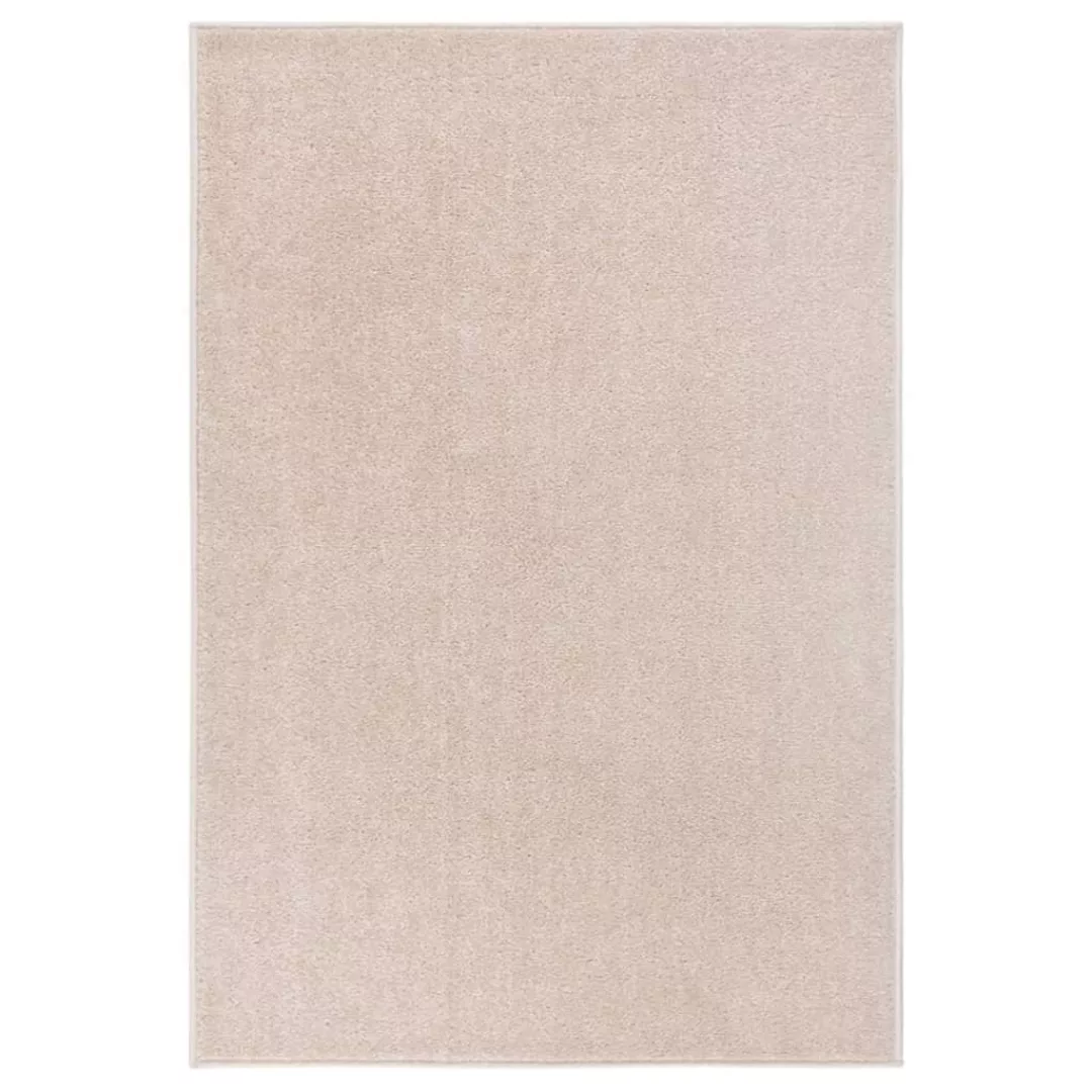 Vidaxl Teppich Kurzflor 160x230 Cm Dunkelbeige günstig online kaufen