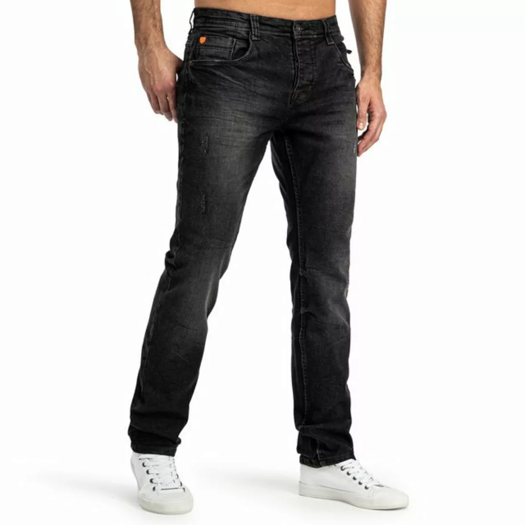 SUBLEVEL Slim-fit-Jeans Herren Jeans Slim Straight Fit Stretch Hose Flexibl günstig online kaufen