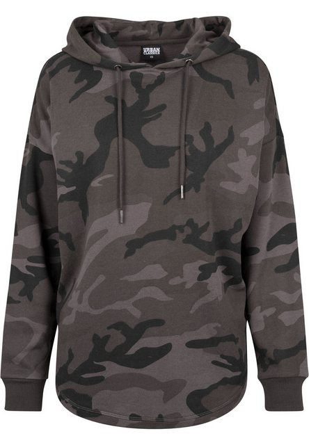 URBAN CLASSICS Rundhalspullover Urban Classics Damen Ladies Oversized Camo günstig online kaufen