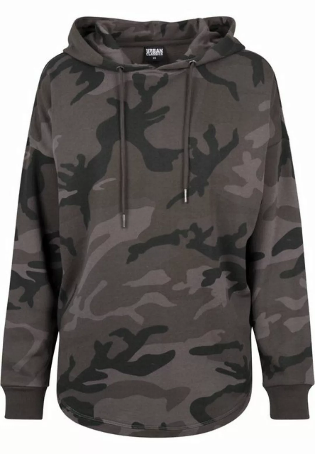 URBAN CLASSICS Rundhalspullover Urban Classics Damen Ladies Oversized Camo günstig online kaufen