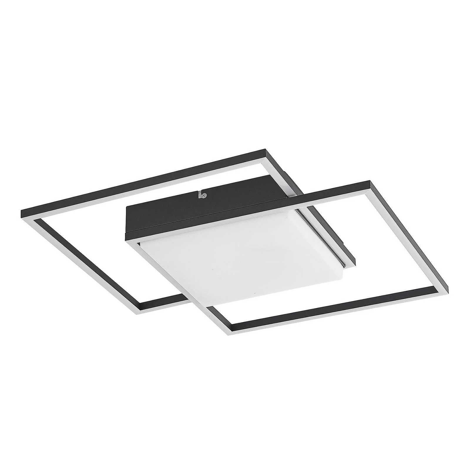 Lindby Zayd LED-Deckenleuchte, schwarz, dimmbar günstig online kaufen