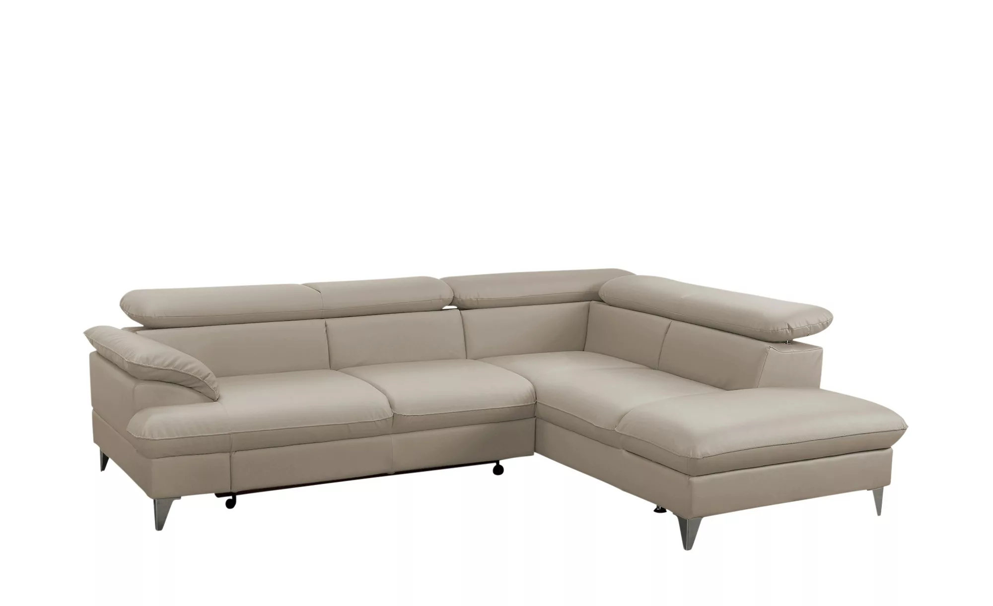 uno Ecksofa  David - beige - 256 cm - 74 cm - 208 cm - Polstermöbel > Sofas günstig online kaufen