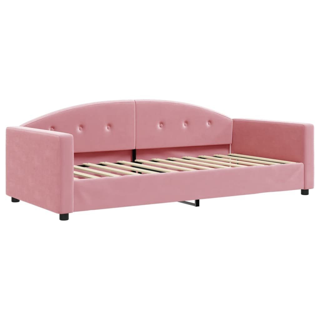 vidaXL Bett Tagesbett Rosa 90x200 cm günstig online kaufen