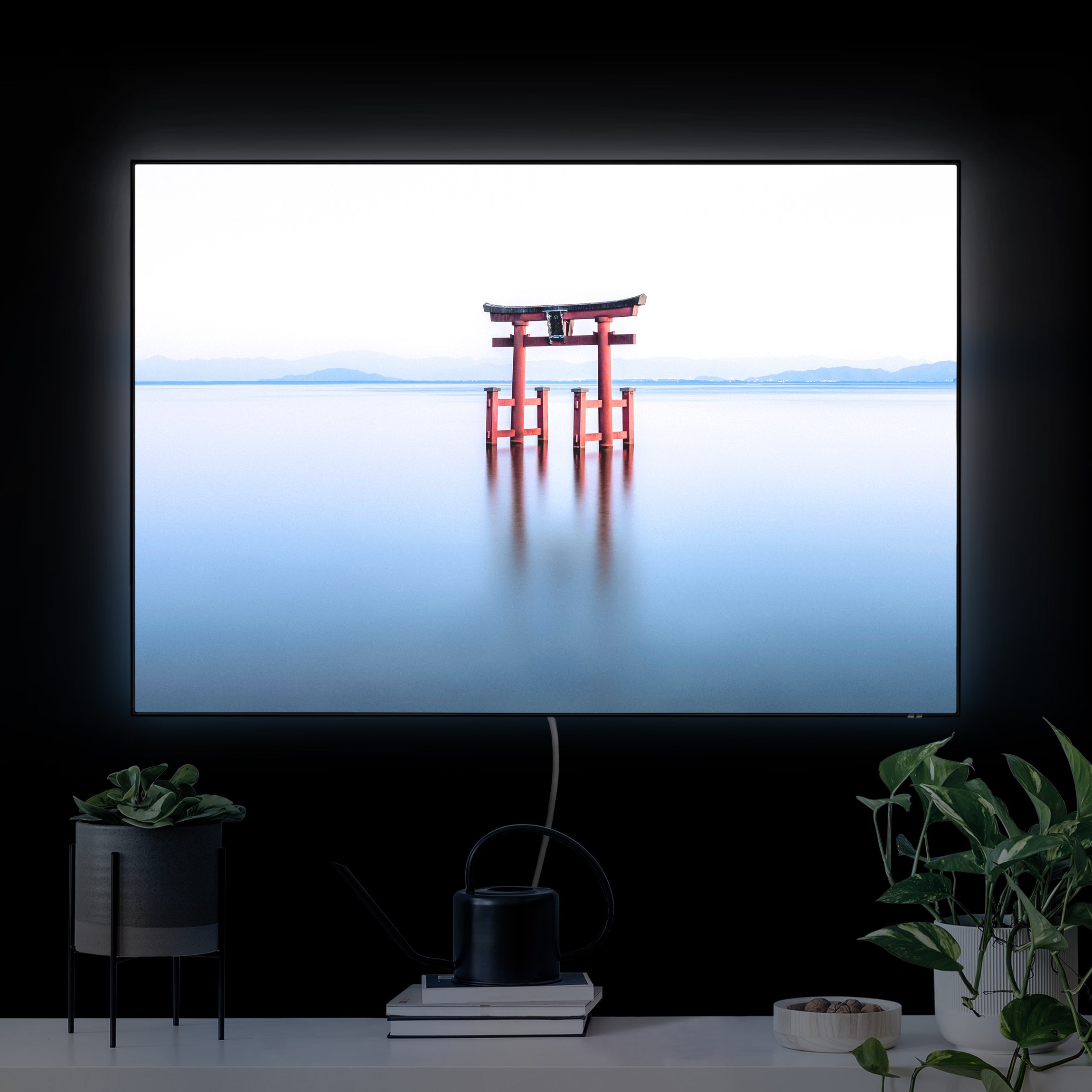 LED-Wechselbild Torii im Wasser günstig online kaufen