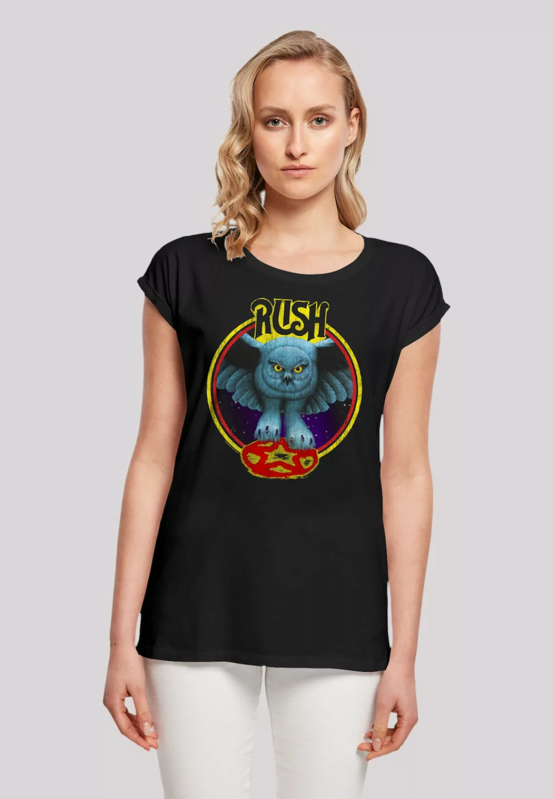 F4NT4STIC T-Shirt "Rush Rock Band Fly By Night Circle", Premium Qualität günstig online kaufen