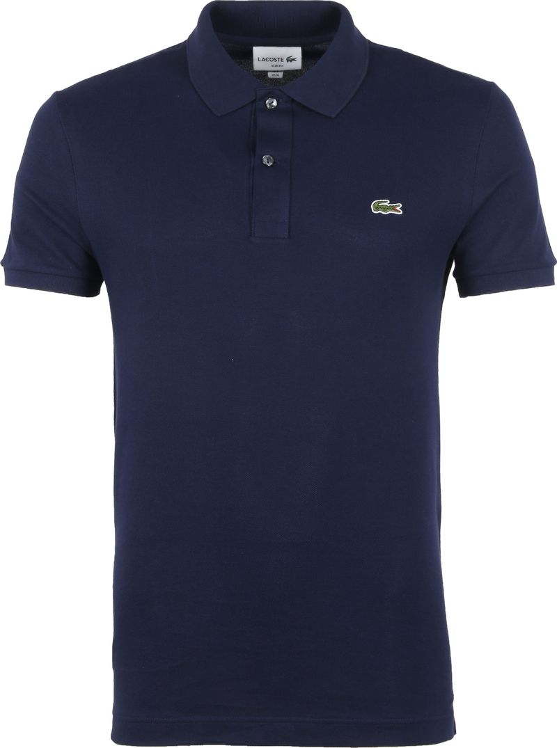 Lacoste Poloshirt Pique Dunkelblau - Größe M günstig online kaufen