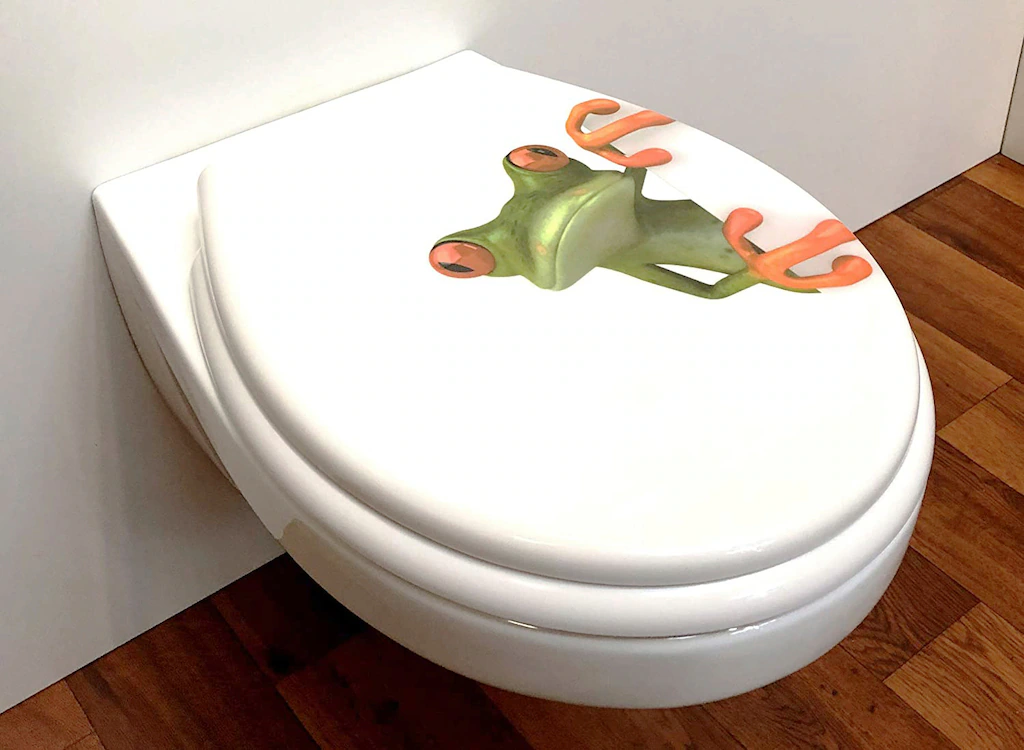 ADOB WC-Sitz »Frosch«, Absenkautomatik, zur Reinigung abnehmbar günstig online kaufen