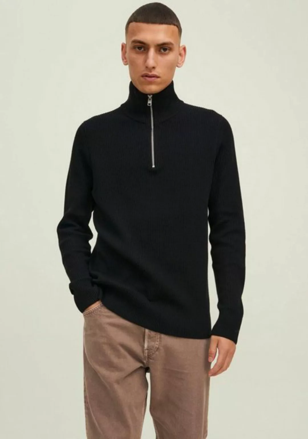 Jack & Jones Strickpullover PERFECT KNIT HALF ZIP günstig online kaufen