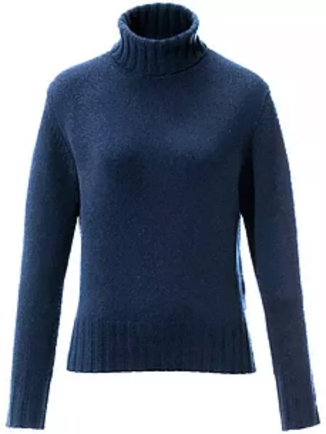 Pullover aus 100% Premium-Kaschmir Peter Hahn Cashmere blau günstig online kaufen