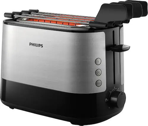 Philips Toaster »HD2639/90«, 2 kurze Schlitze, 730 W günstig online kaufen