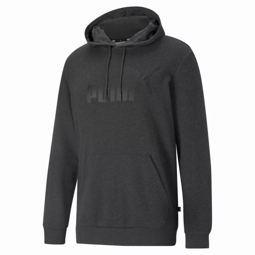 PUMA Herren Sweatshirt - ESS Big Logo Hoodie, großes Logo Dunkelgrau 4XL günstig online kaufen