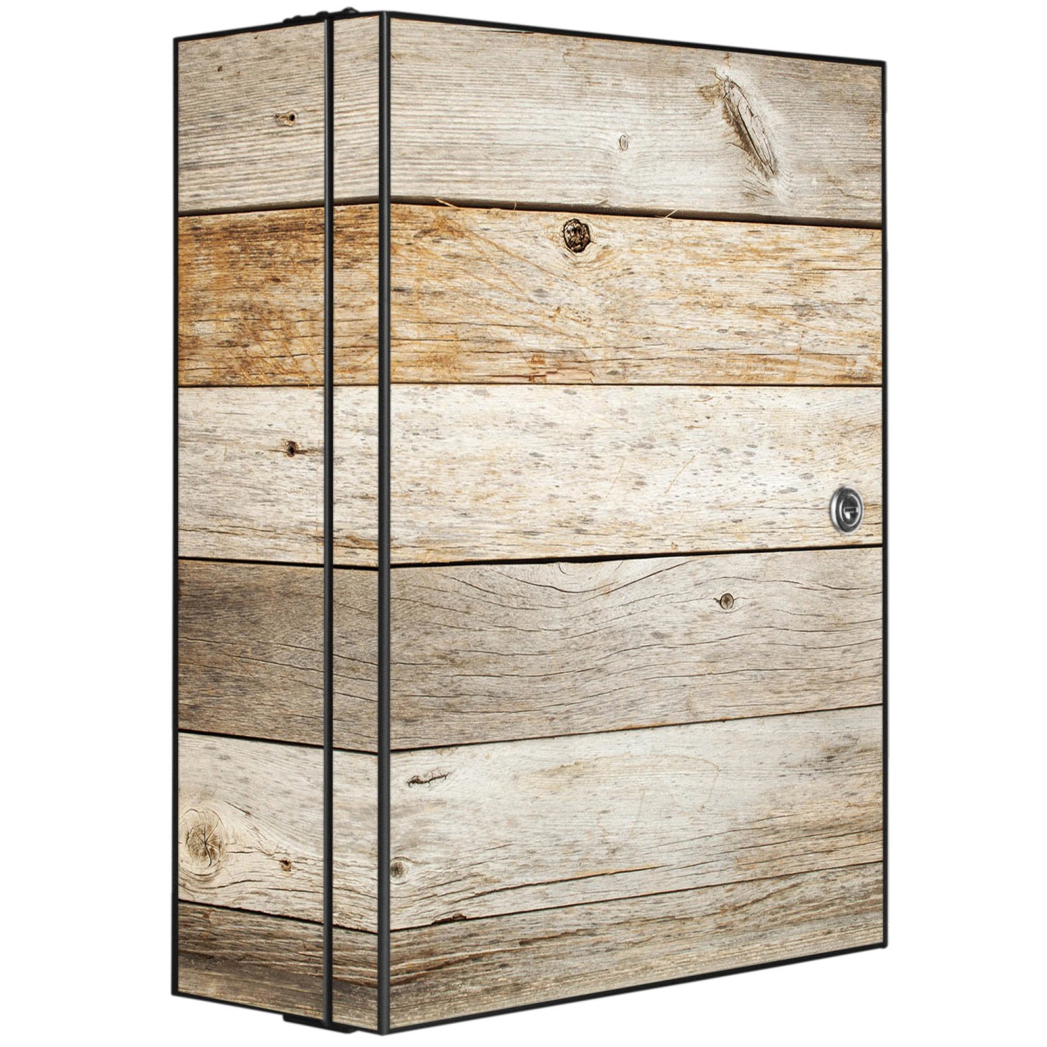 Banjado XXL Medizinschrank Abschliessbar 35x46x15cm Arzneischrank Anthrazit günstig online kaufen