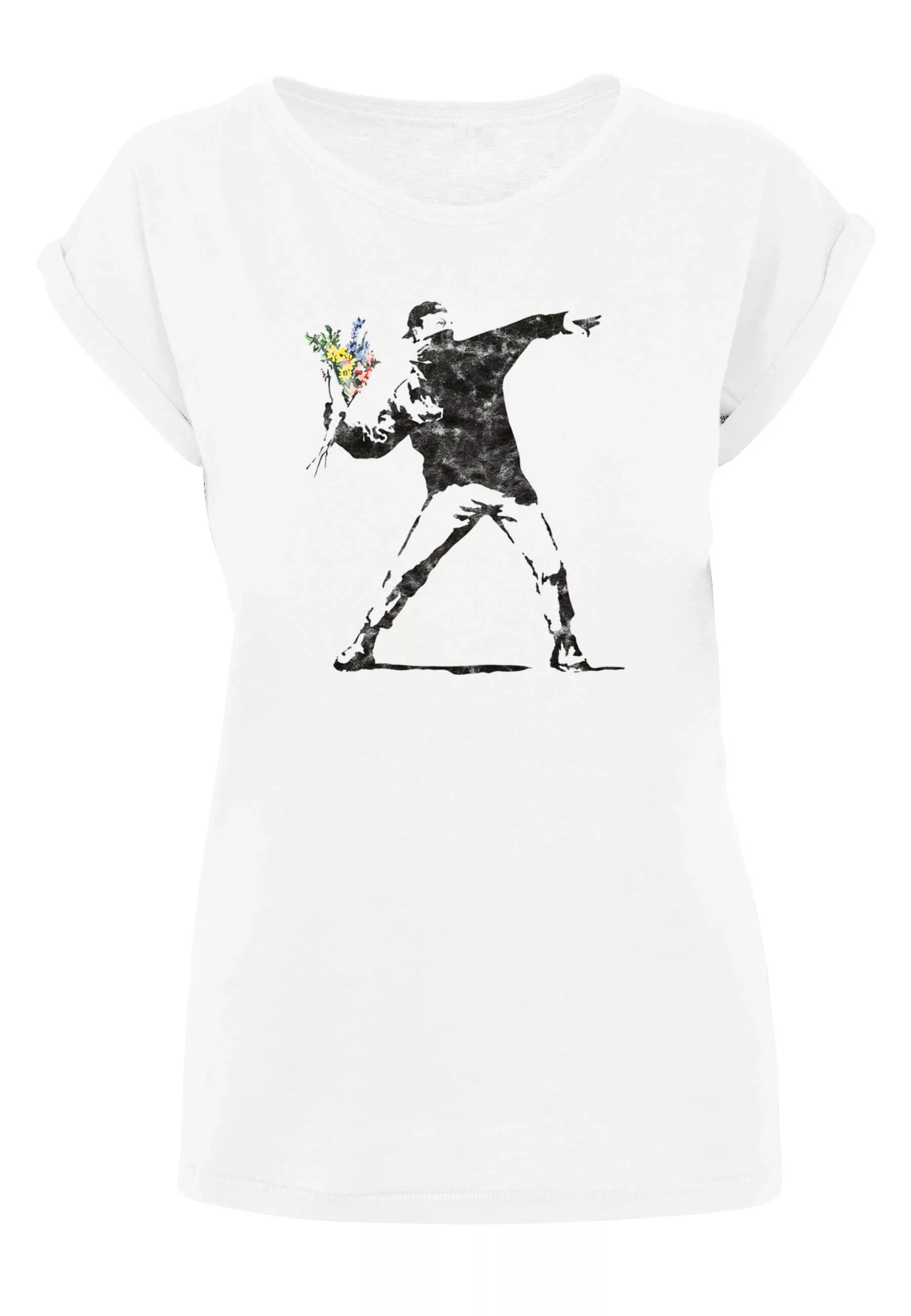 Merchcode T-Shirt "Merchcode Damen Ladies Flower Bomb T-Shirt" günstig online kaufen