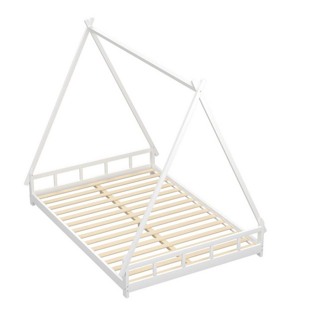 Gotagee Kinderbett Jugendbett 140x200 Holzbett Hochbett Massivholz flachbet günstig online kaufen