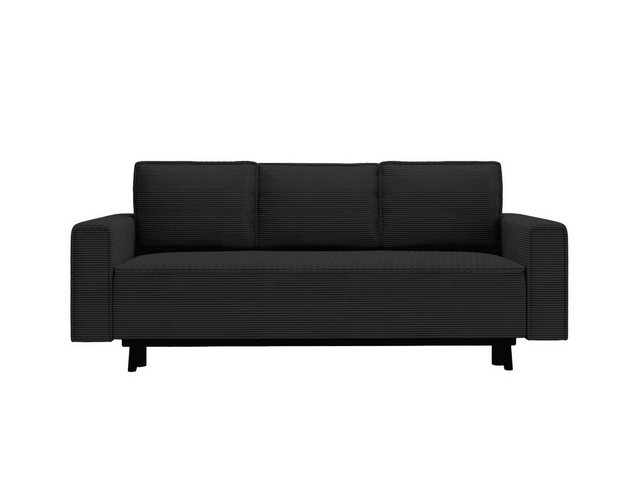 Goldstoff Schlafsofa LUX 225 cm - Sofa mit schlaffunktion und Bettkasten - günstig online kaufen