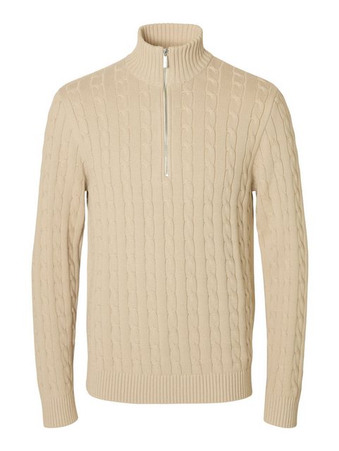 SELECTED HOMME Troyer - Pullover - Strickpullover - SLHRYAN STRUCTURE HALF günstig online kaufen