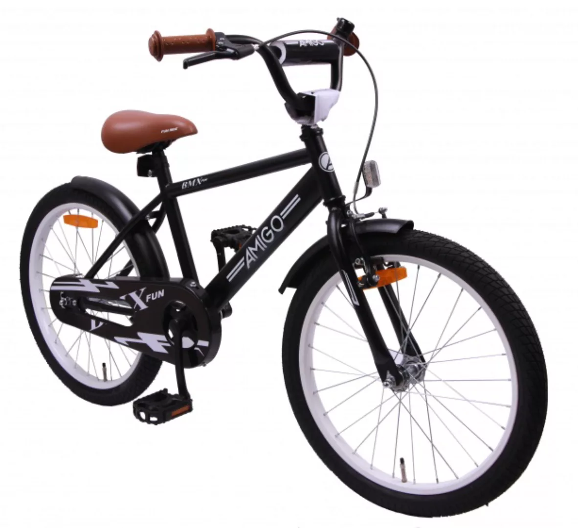 Bmx Fun 20 Zoll 32 Cm Jungen Rücktrittbremse Mattschwarz günstig online kaufen