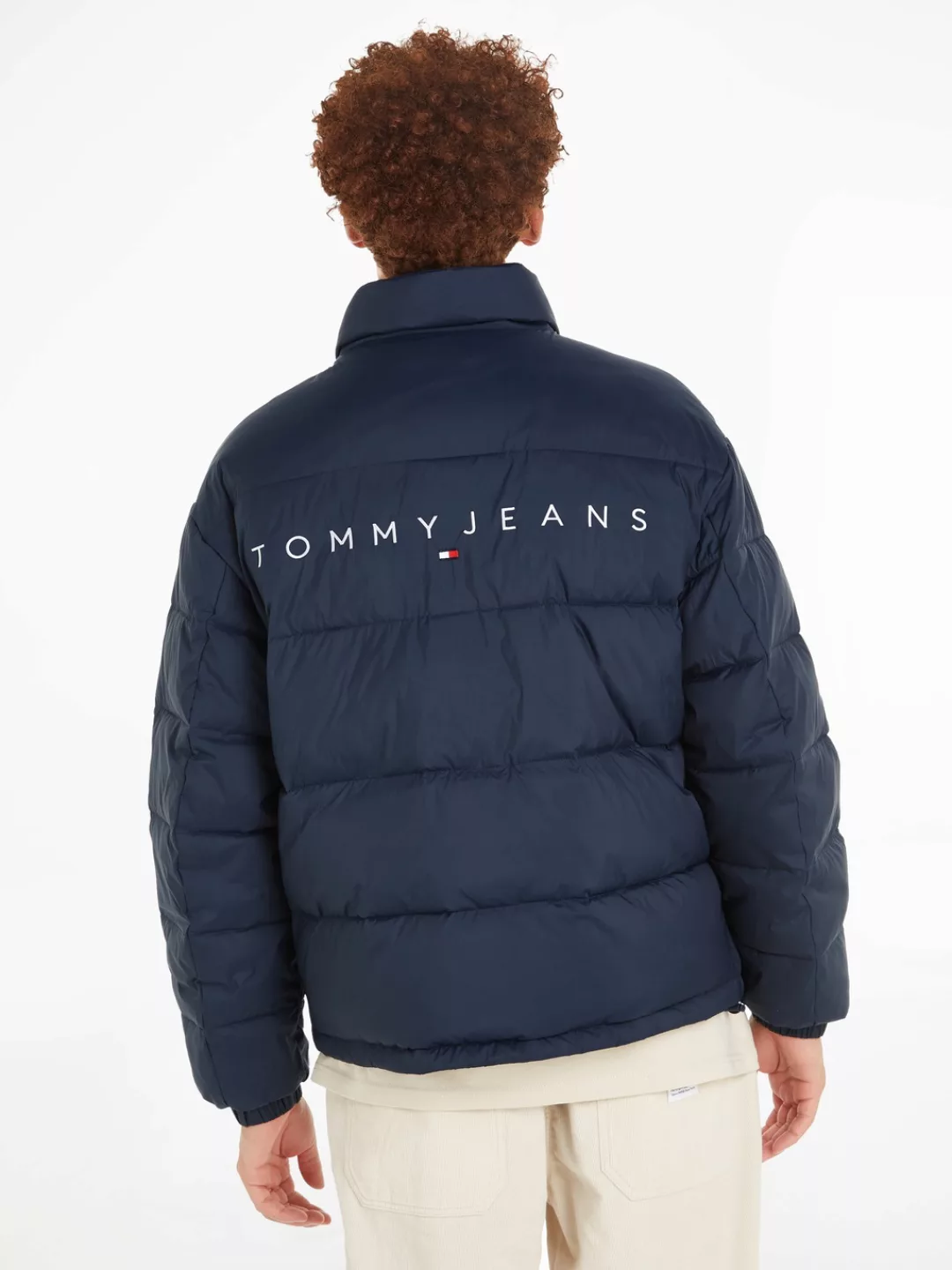 Tommy Jeans Steppjacke TJM BACK LOGO PUFFER mit hohem Stehkragen günstig online kaufen