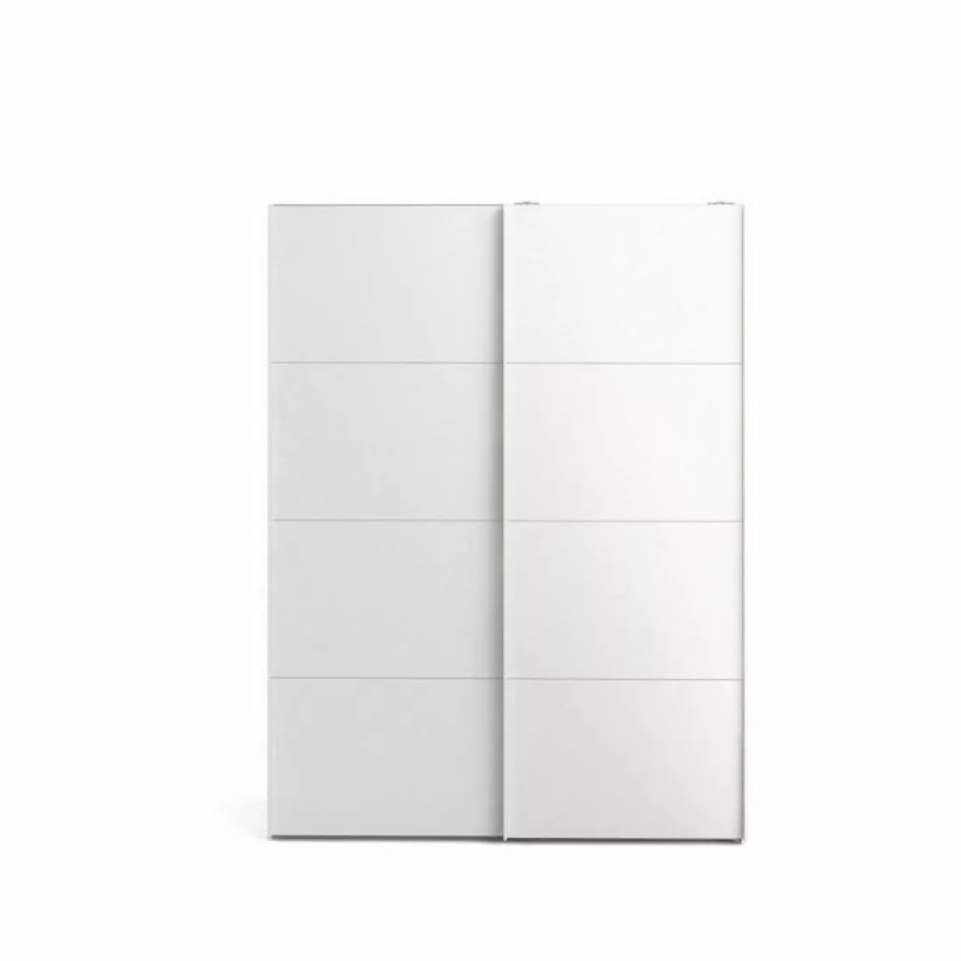 ebuy24 Kleiderschrank Veto Schiebetürenschrank B150 cm 2 Türen weiß und günstig online kaufen