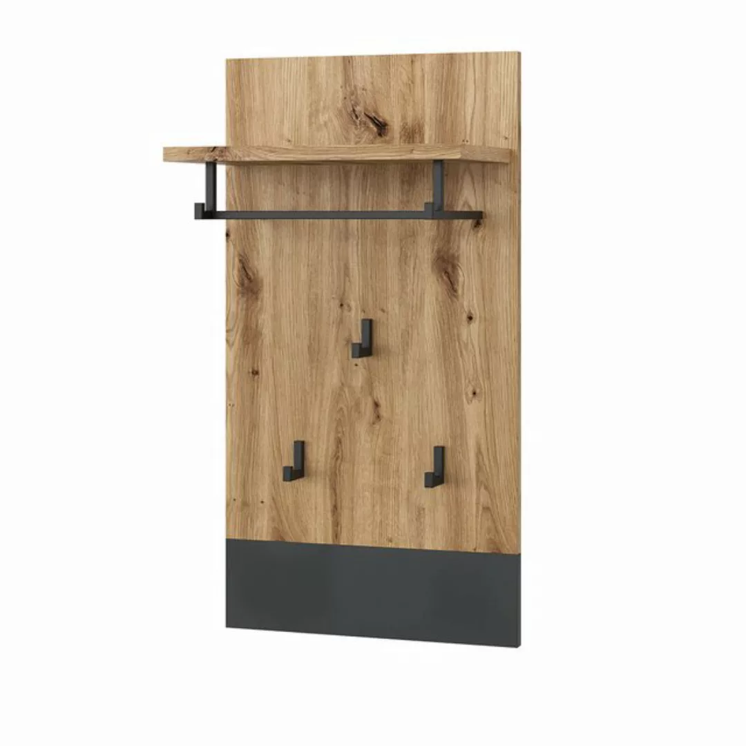 Vicco Garderobenschrank Selena, Anthrazit/Artisan-Eiche, 44 x 83 cm (Spar-S günstig online kaufen