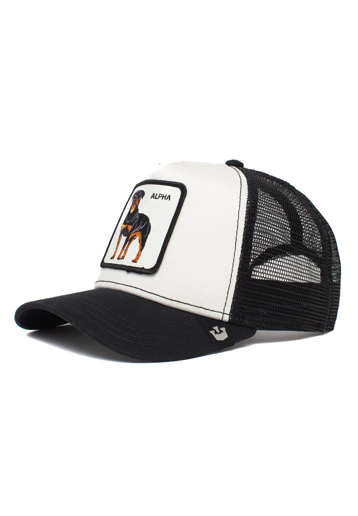 Goorin Bros. Trucker Cap ALPHA DOG White Weiß Schwarz günstig online kaufen