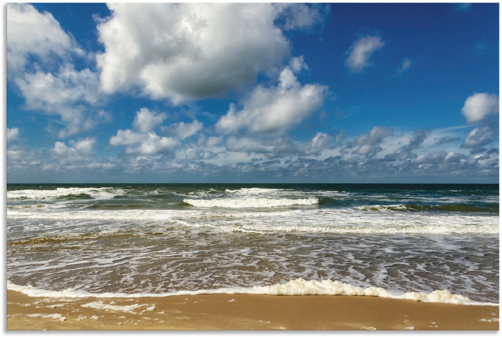 Artland Wandbild "Meeresblick Strand Paal", Strandbilder, (1 St.), als Alub günstig online kaufen