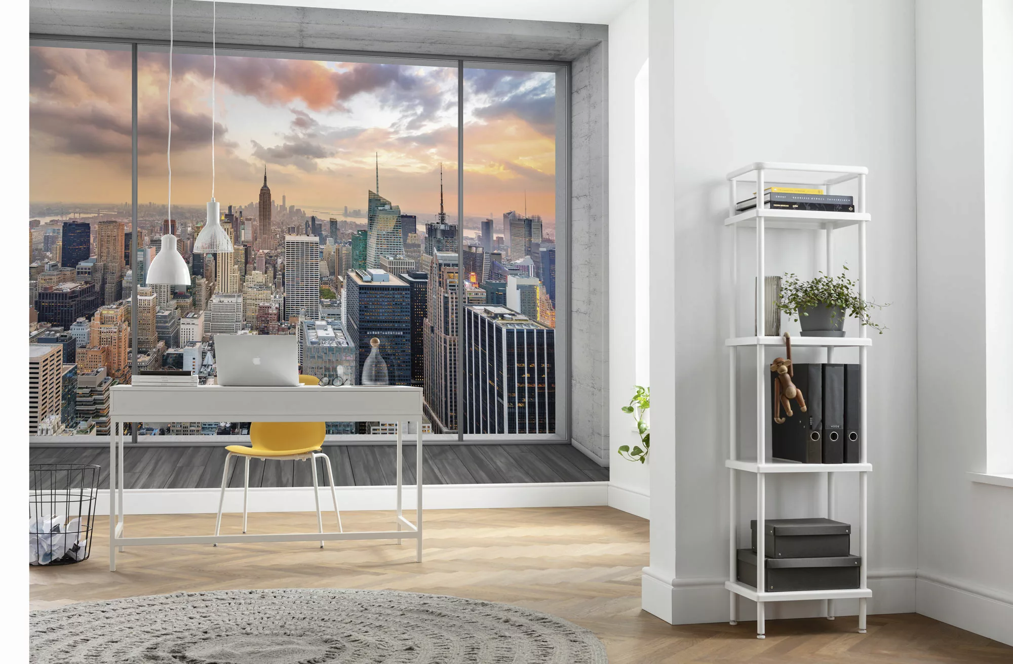 Komar Fototapete »Vlies - NYC Outlook - Größe 368 x 248 cm«, bedruckt, Wohn günstig online kaufen