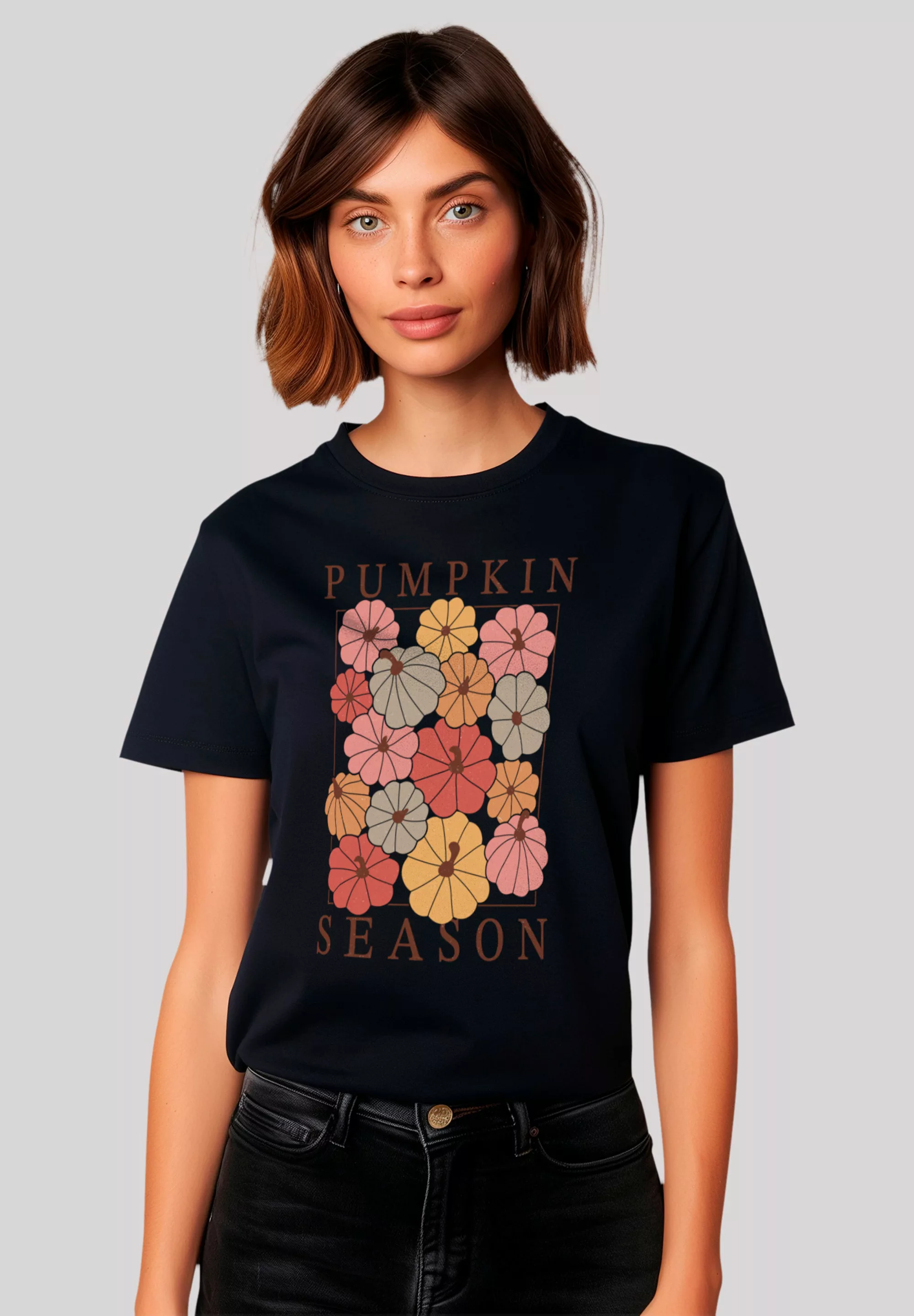 F4NT4STIC T-Shirt "Pumpkin Kürbis season Fall", Premium Qualität, Halloween günstig online kaufen