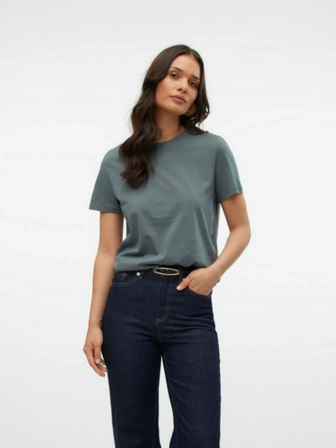 Vero Moda Kurzarmshirt VMPAULINA SS T-SHIRT GA JRS NOOS günstig online kaufen