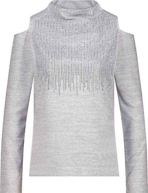 Monari Blusenshirt Pullover chrome melange günstig online kaufen