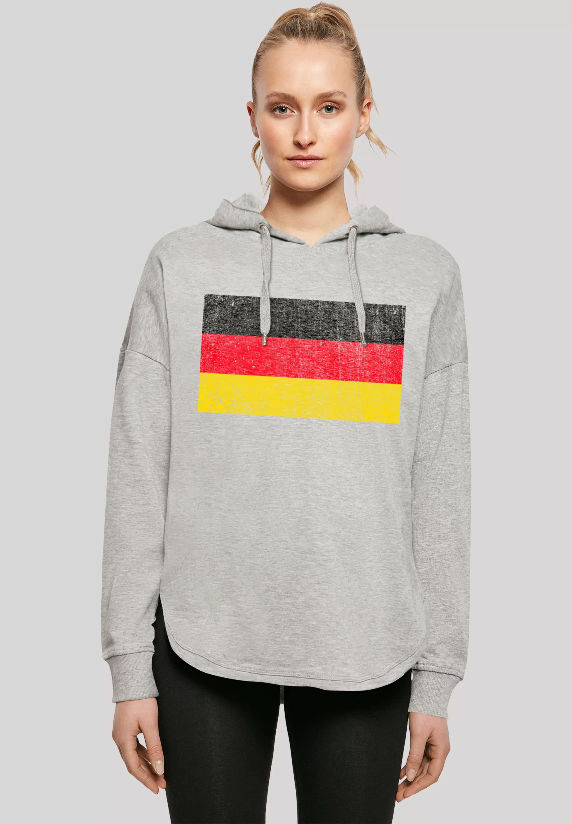 F4NT4STIC Kapuzenpullover "Germany Deutschland Flagge distressed", Print günstig online kaufen