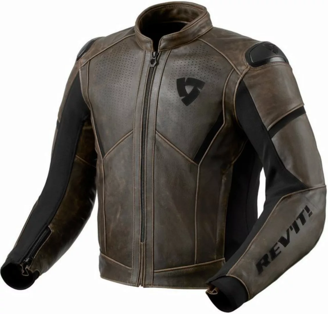 Revit Motorradjacke Parallax Motorrad Lederjacke günstig online kaufen