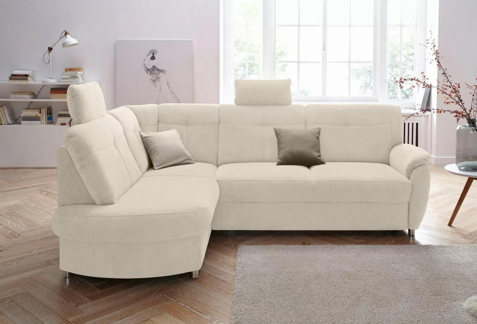 sit&more Ecksofa "Sonoma L-Form", wahlweise mit Bettfunktion und Bettkasten günstig online kaufen