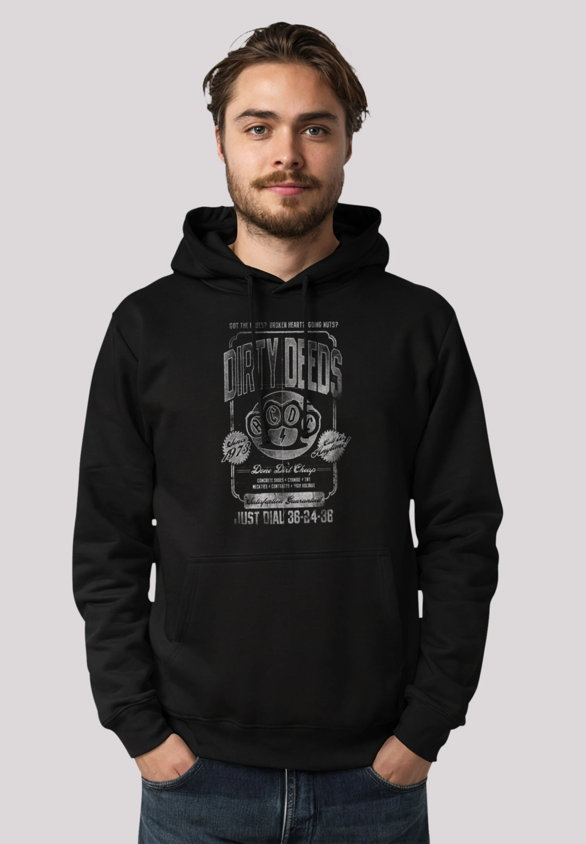 F4NT4STIC Kapuzenpullover "AC/DC Dirty Deeds Done Cheap Just Dial", Premium günstig online kaufen