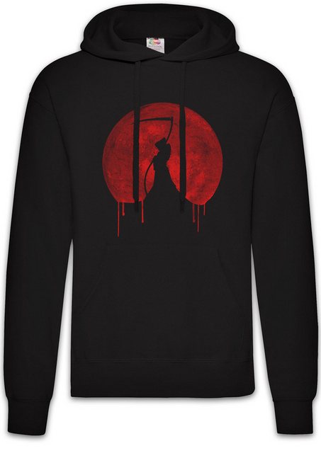 Urban Backwoods Hoodie Red Moon Ripper Herren Hoodie Goth Reaper Skelett Si günstig online kaufen