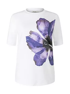 Rundhals-Shirt MAERZ Muenchen weiss günstig online kaufen