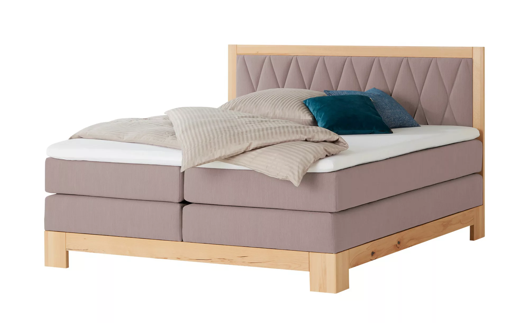 Switch Refresh Boxspringbett teilmassiv Endo ¦ rosa/pink ¦ Maße (cm): B: 16 günstig online kaufen