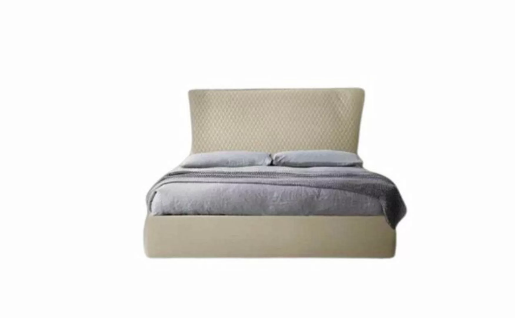 Xlmoebel Bett Schlafzimmer Bett Beige Modern Design Luxus (1-tlg., Bett), H günstig online kaufen