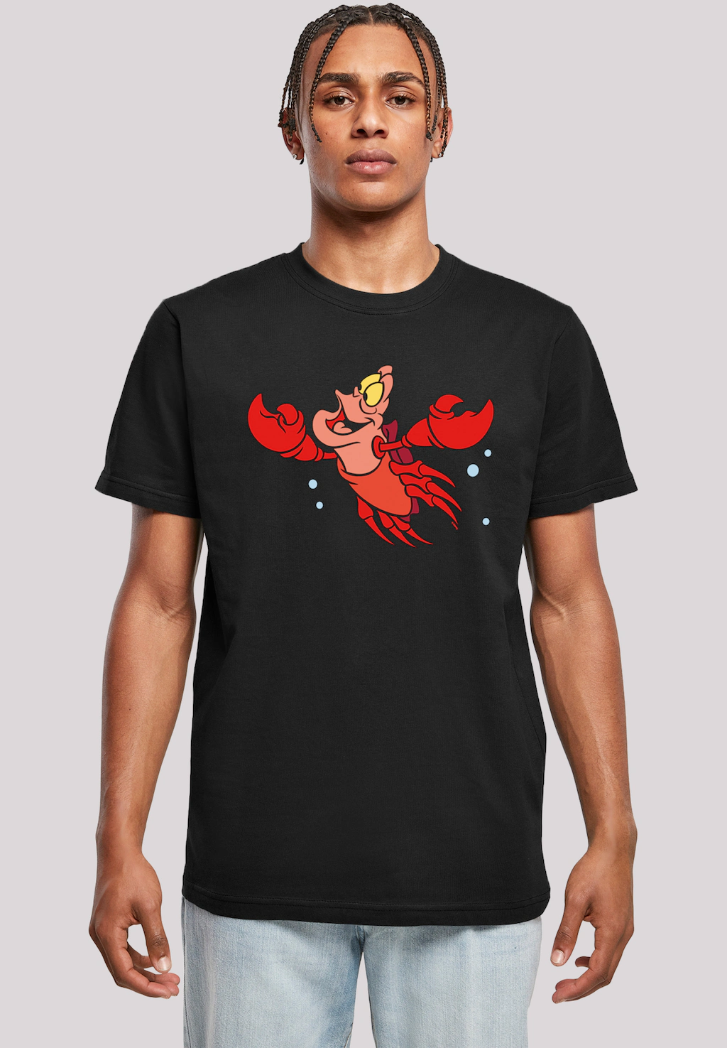 F4NT4STIC T-Shirt "Disney Arielle die Meerjungfrau Sebastian Bubbles", Herr günstig online kaufen
