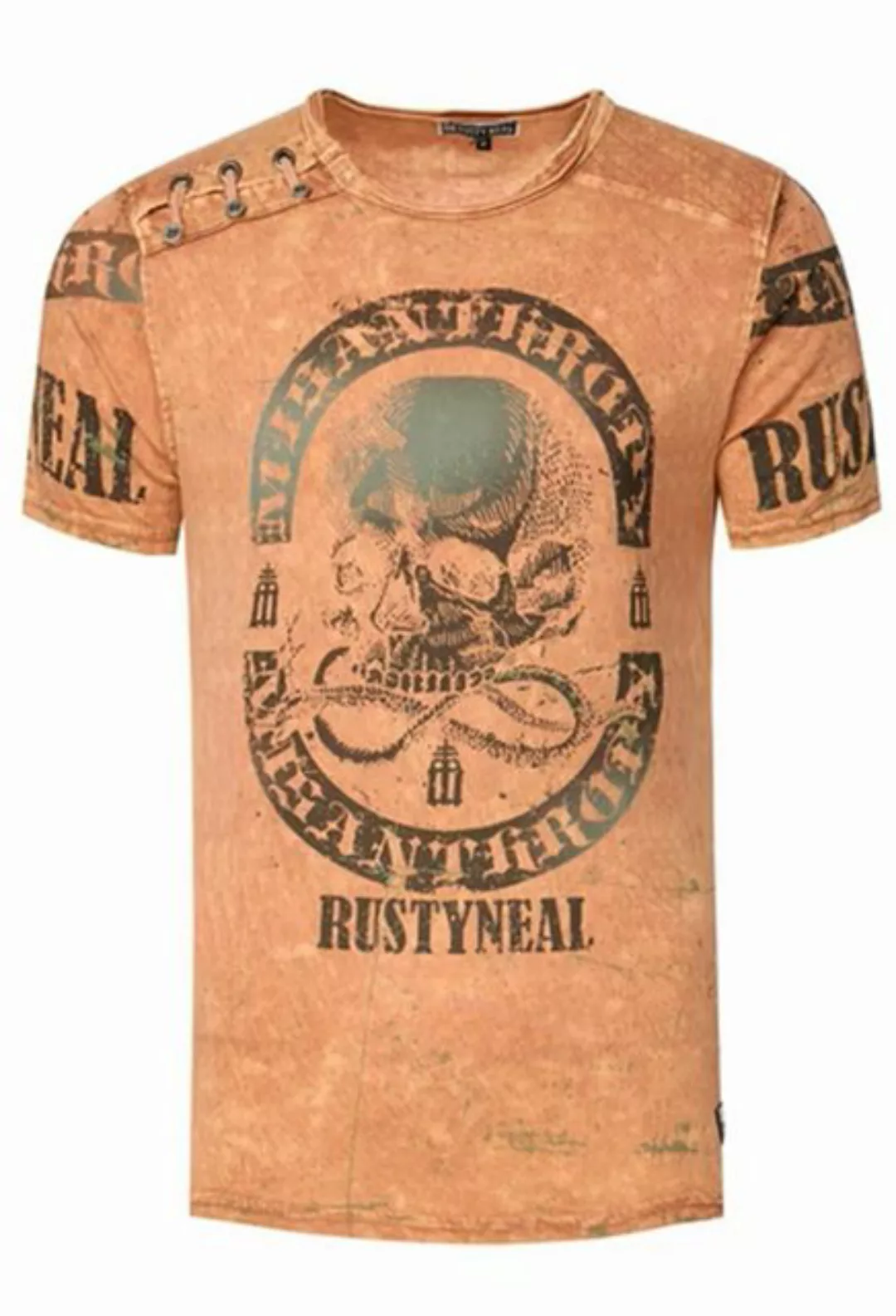 Rusty Neal T-Shirt, mit Allover-Druck günstig online kaufen