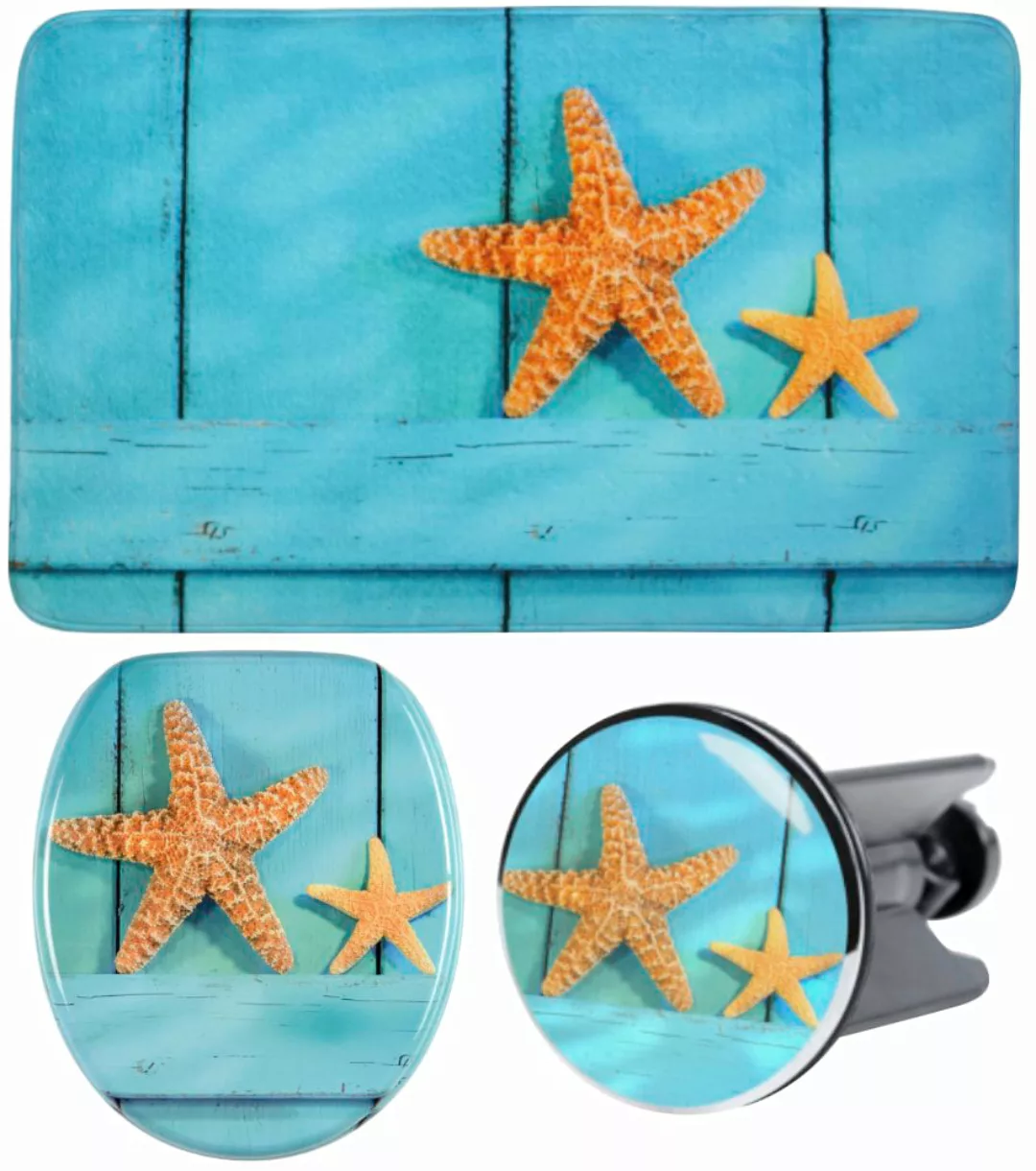 Sanilo Badaccessoire-Set »Starfish«, (Komplett-Set, 3 tlg.) günstig online kaufen