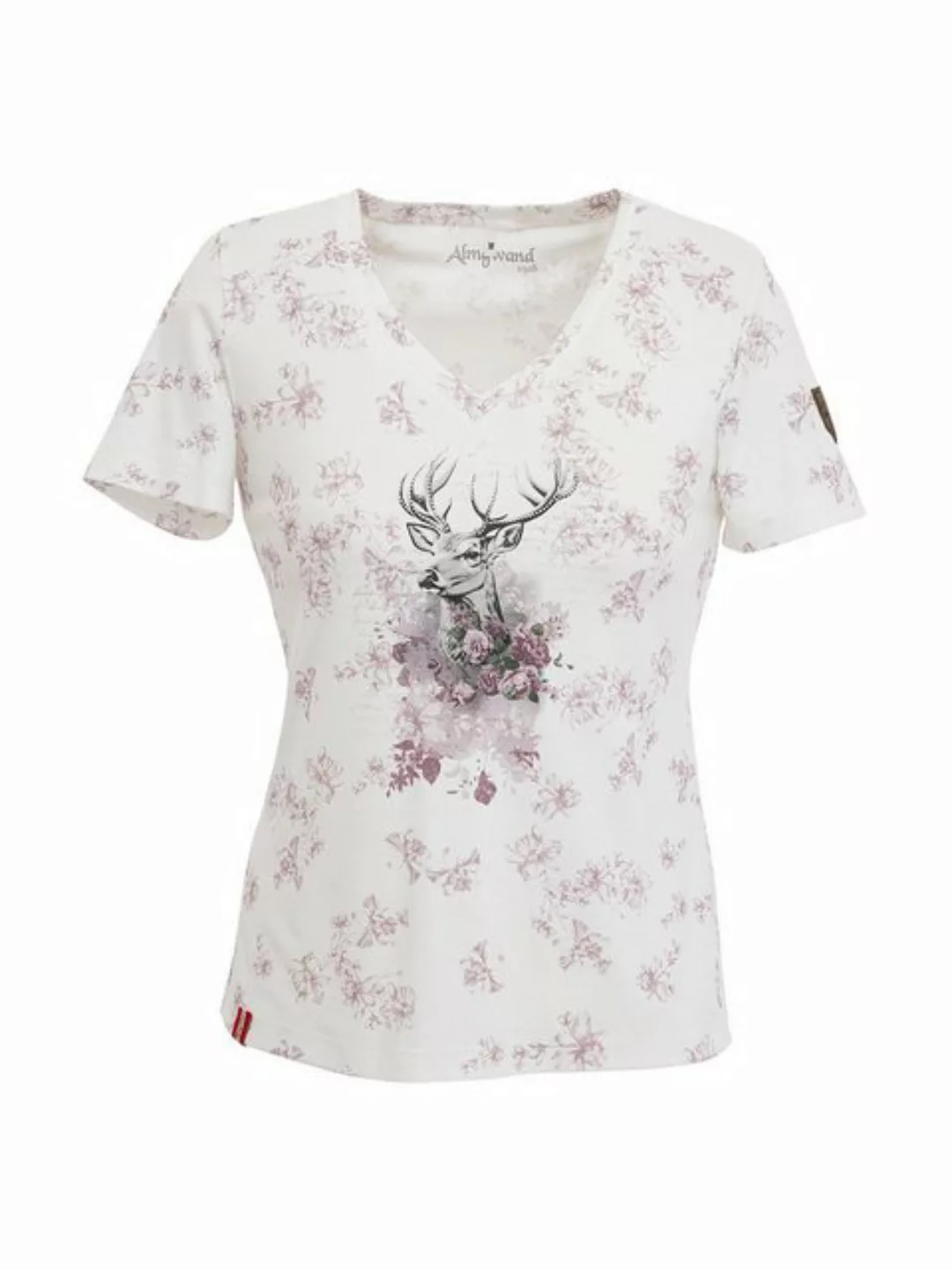 Almgwand Trachtenshirt T-Shirt KREUZALM rose günstig online kaufen